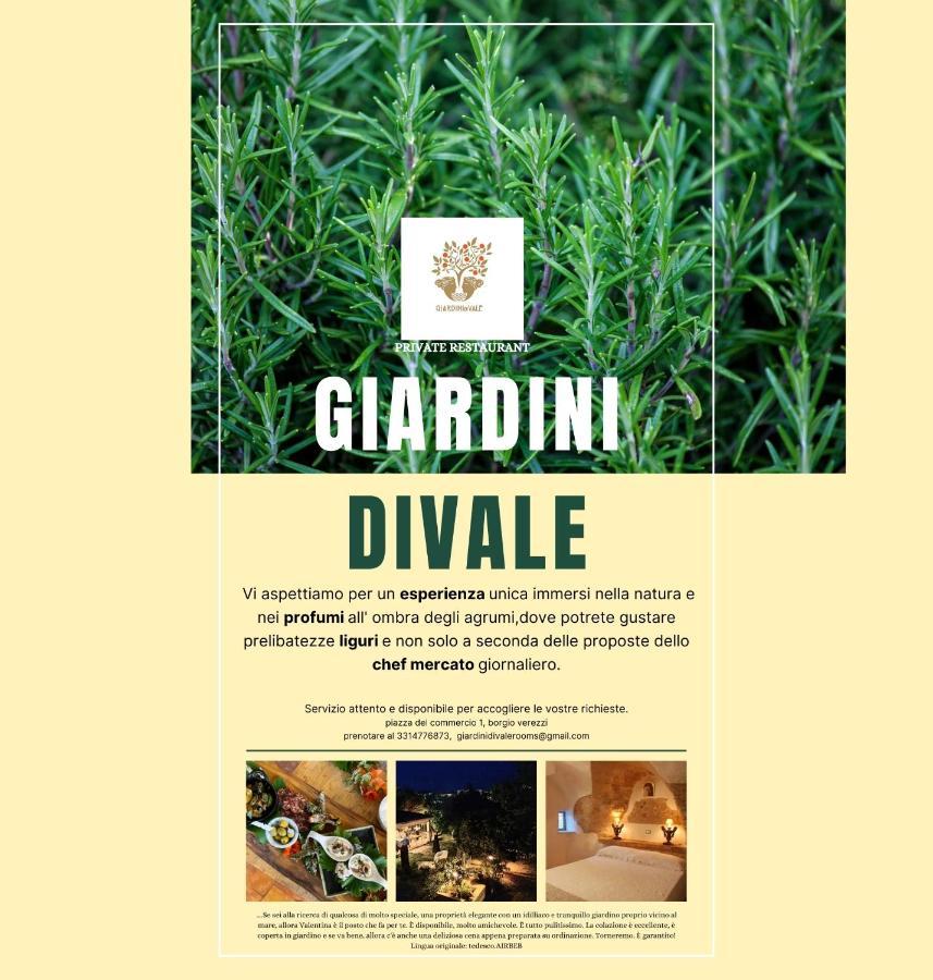B&B Giardinidivale A 2 Chilometri Da Finale Ligure Borgio Verezzi Extérieur photo